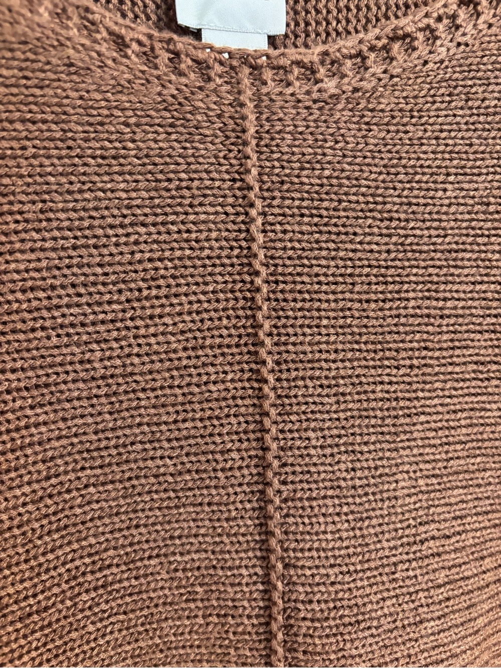 Chico’s Brown 3/4 Dolman sleeve sweater - Picture 6 of 8